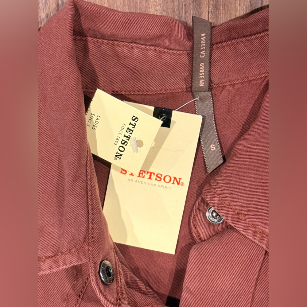 Stetson Tobacco Tencel Western Dress NWT Women’s Size Small $180 - Picture 5 of 6
